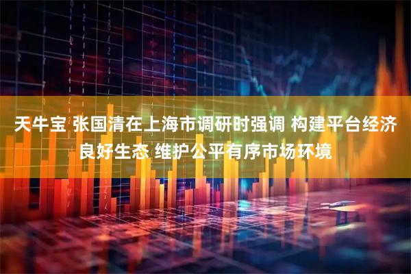 天牛宝 张国清在上海市调研时强调 构建平台经济良好生态 维护公平有序市场环境