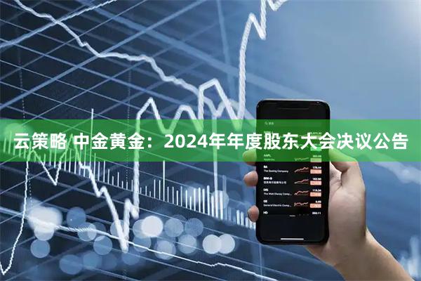 云策略 中金黄金：2024年年度股东大会决议公告