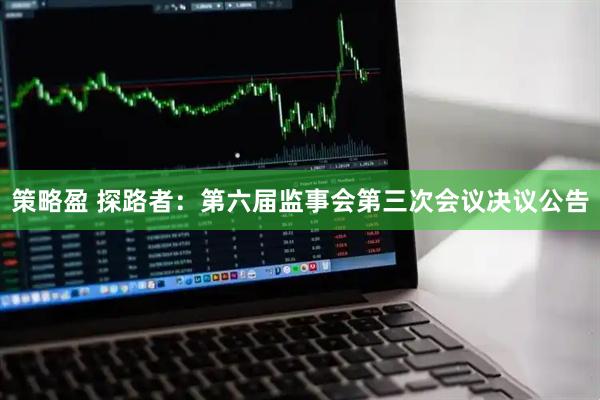 策略盈 探路者：第六届监事会第三次会议决议公告
