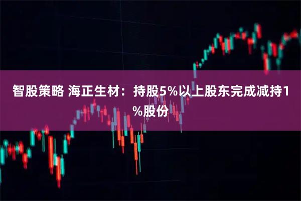 智股策略 海正生材：持股5%以上股东完成减持1%股份