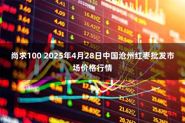 尚求100 2025年4月28日中国沧州红枣批发市场价格行情