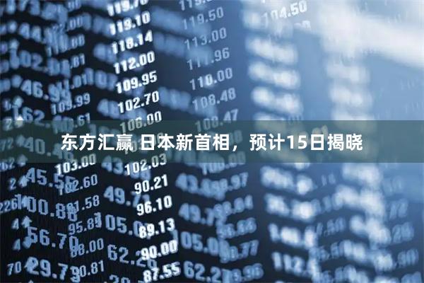 东方汇赢 日本新首相，预计15日揭晓