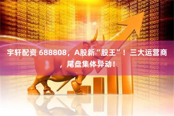 宇轩配资 688808，A股新“股王”！三大运营商，尾盘集体异动！